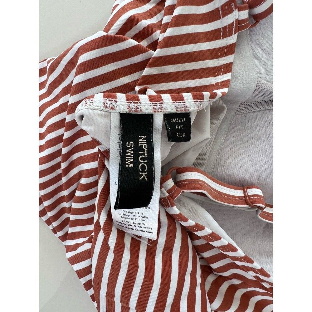 Nip Tuck Swim One Piece Swimsuit Tummy Control Ruched Slimming Molded Cup 8 - Picture 10 of 11